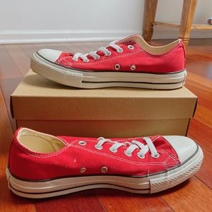 Red Converse Women’s Size 9